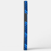 幾何学模様を王室の形成する青い円の反復 Case-Mate iPhoneケース (裏面 / 右)