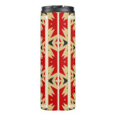 幾何学模様カラフル付きオーナメント、シルクネ タンブラー (裏面)