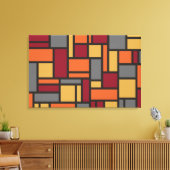 幾何学模様キャンバスの印刷 キャンバスプリント (インサイチュ (リビング))