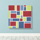 幾何学模様キャンバスの印刷 キャンバスプリント (インサイチュ (ウッドフロア))