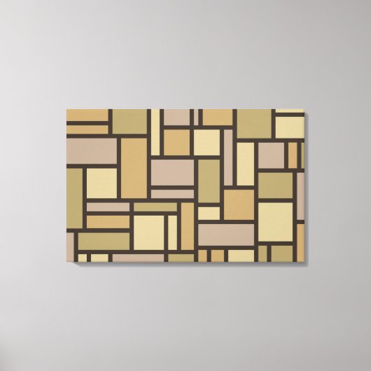 幾何学模様キャンバスの印刷 キャンバスプリント (正面)