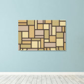 幾何学模様キャンバスの印刷 キャンバスプリント (インサイチュ (ウッドフロア))