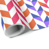 幾何学模様クリスマスラッピング紙 ラッピングペーパー (ロールコーナー)