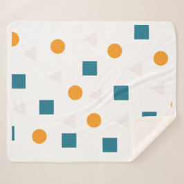 幾何学模様シャーパブランケット – コージー&コイモダンズ シェルパブランケット