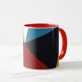 幾何学模様セラミック マグカップ (正面右)