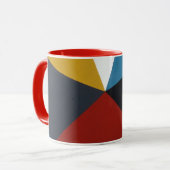 幾何学模様セラミック マグカップ (正面左)