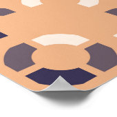 幾何学模様デザイン要約，芸術，アートワーク， ba ポスター (角)