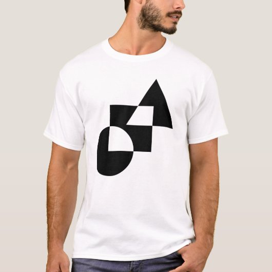 幾何学模様デザイン Tシャツ (正面)
