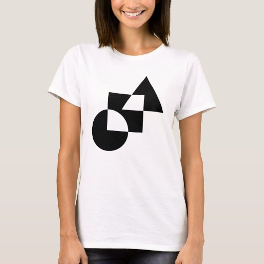 幾何学模様デザイン Tシャツ (正面)