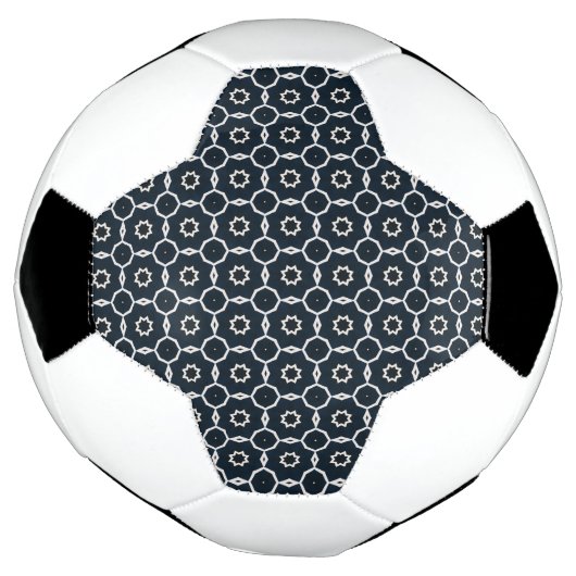 幾何学模様プリント サッカーボール (回転)