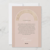 幾何学模様モダンの一枚の写真に感謝 シーズンカード (裏面)