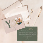 幾何学模様モダンの一枚の写真に感謝 シーズンカード