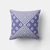 幾何学模様モノグラム クッション (裏面)