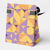 幾何学模様レトロビーブズオータムカラーの色のボックス フェイバーボックス (裏面サイド)