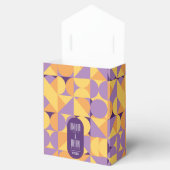 幾何学模様レトロビーブズオータムカラーの色のボックス フェイバーボックス (オープン)