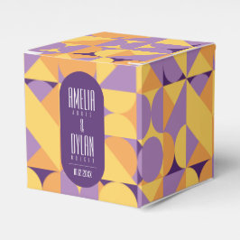 幾何学模様レトロビーブズオータムカラーの色のボックス フェイバーボックス