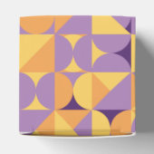 幾何学模様レトロビーブズオータムカラーの色のボックス フェイバーボックス (上部)