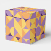 幾何学模様レトロビーブズオータムカラーの色のボックス フェイバーボックス (裏面サイド)