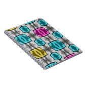 幾何学模様レトロ60 ノートブック (右側)