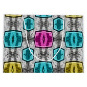 幾何学模様レトロ60 ラージペーパーバッグ (裏面)