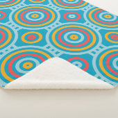 幾何学模様レトロ シェルパブランケット (3/4)