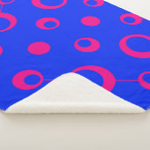 幾何学模様レトロ シェルパブランケット (3/4)