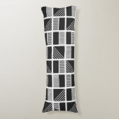 幾何学模様体枕 ボディピロー (正面縦)