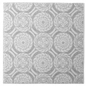 幾何学模様抽象芸術円 タイル (正面)