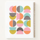 幾何学模様抽象芸術図形モダン100年 ノートブック (裏面)