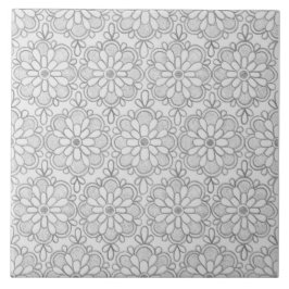 幾何学模様抽象芸術花 タイル