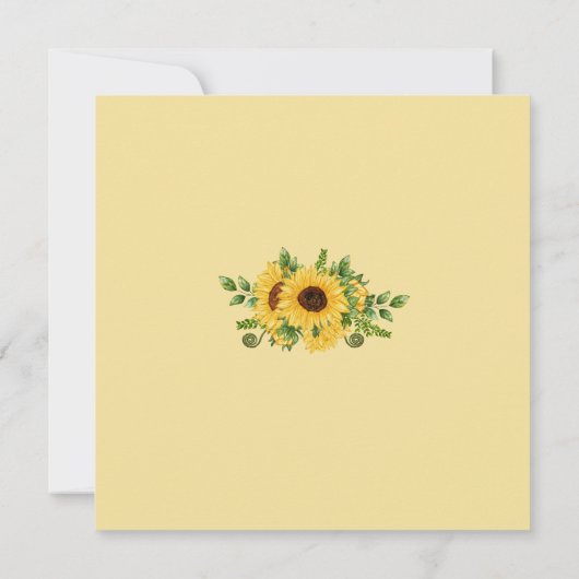 幾何学模様素朴の国サマーサ結婚ンフラワー サンキューカード (裏面)