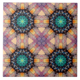 幾何学模様鮮やかボヘミアンアクセント タイル