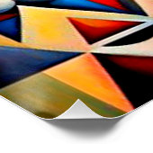 幾何学模様121 ポスター (コーナー)