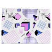 幾何学模様13 ラージペーパーバッグ (裏面)