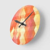 幾何学模様1 ラウンド壁時計 (傾斜)