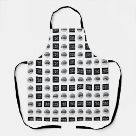幾何学模様2ロゴパターンデザイン エプロン