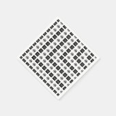 幾何学模様2ロゴパターンデザイン スタンダードカクテルナプキン (角)