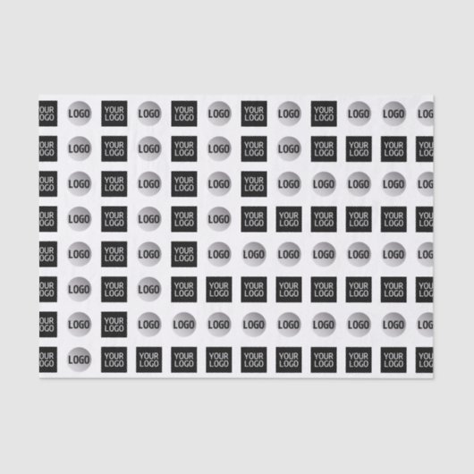 幾何学模様2ロゴパターンデザイン 薄葉紙 (正面)