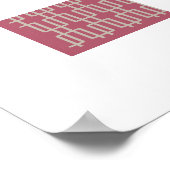 幾何学模様2抽象芸術 ポスター (角)