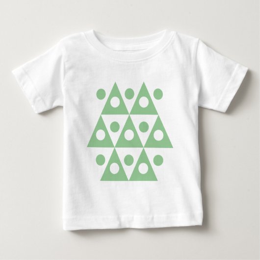 幾何学模様26051 ベビーTシャツ (正面)