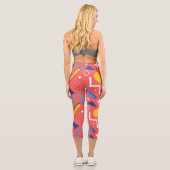 幾何学模様2 カプリレギンス (裏面)