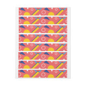 幾何学模様2 ラップアラウンドラベル (シート)