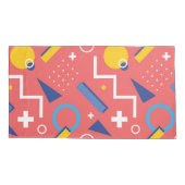 幾何学模様2 枕カバー (裏面)