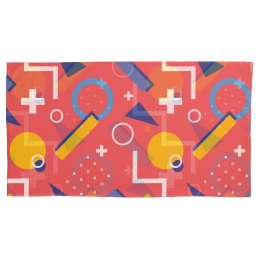 幾何学模様2 枕カバー (正面)