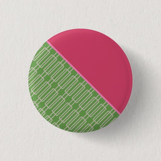 幾何学模様3抽象芸術 缶バッジ (正面)