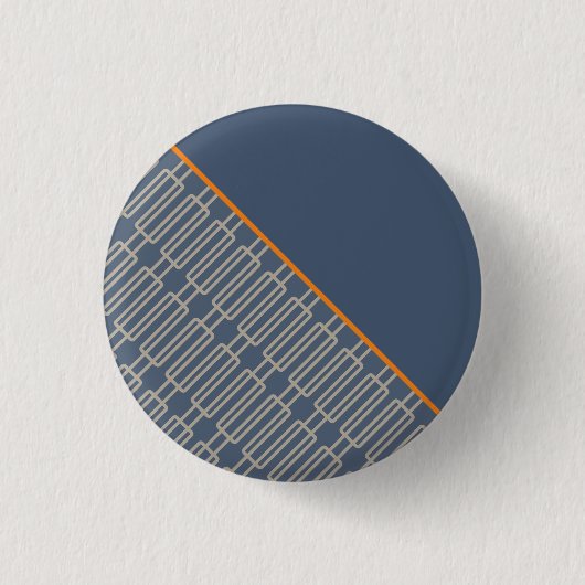 幾何学模様3抽象芸術 缶バッジ (正面)