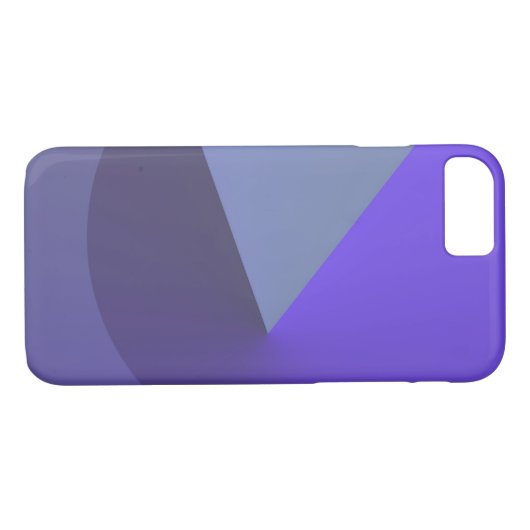 幾何学模様3紫のIphoneケース Case-Mate iPhoneケース (裏面(横))