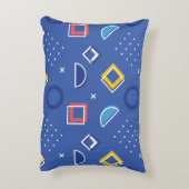 幾何学模様3 アクセントクッション (裏面(縦))