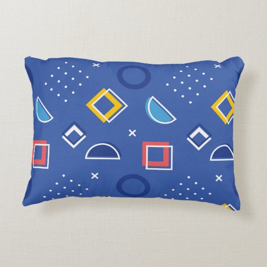 幾何学模様3 アクセントクッション (裏面)