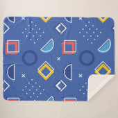 幾何学模様3 シェルパブランケット (正面(横))